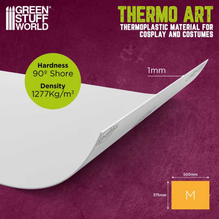 GSW - ThermoArt Worbla Pearly White 375x500 mm (M) [2]