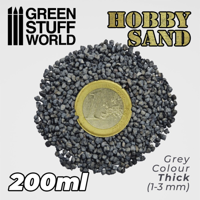 GSW - Thick Hobby Sand - Dark Grey 200ml [2]