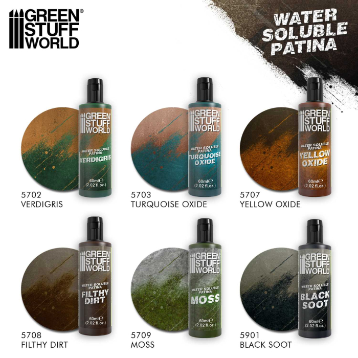GSW - Water Soluble Patina set (Pack x6) [2]