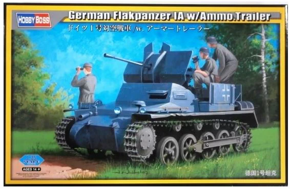 Hobby Boss 80147 - 1:35 German Flakpanzer IA w/Ammo.Trailer [1]