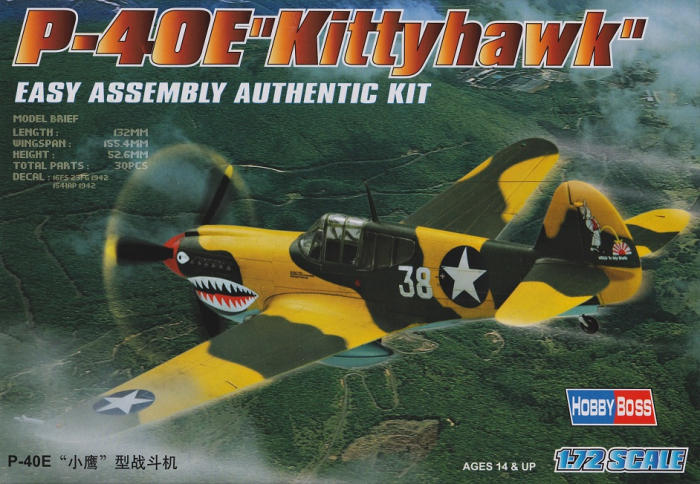 Hobby Boss 80250 - 1:72 Curtiss P-40E Kitty Hawk [1]