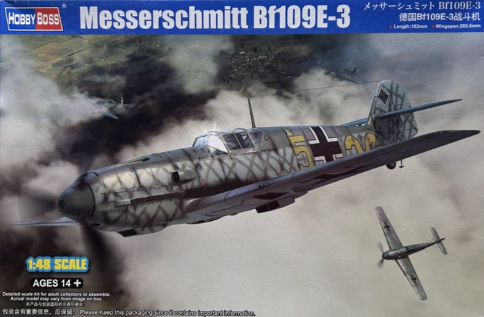 Hobby Boss 81791 - 1:48 German fighter aircraft Messerschmitt Bf109E-3 [1]