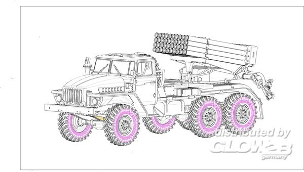 Hobby Boss 82931 1:72 Russian BM-21 Grad Multiple Rocket Launcher [1]