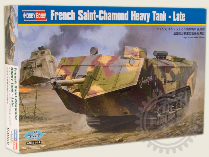 Hobby Boss 83860 - 1:35 French Saint-Chamond Heavy Tank - Late [1]