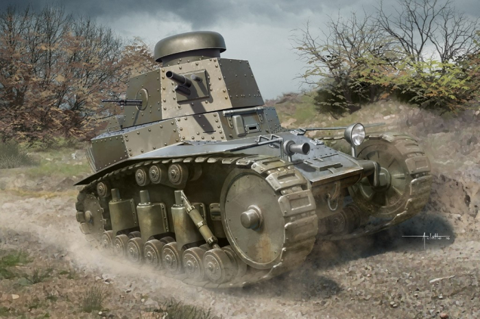Hobby Boss 83873 - 1:35 Soviet T-18 Light Tank MOD1927 [1]