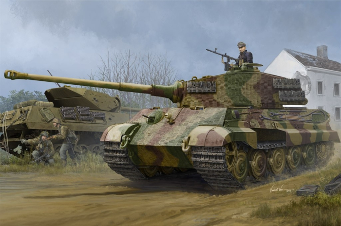 Hobby Boss 84531 - 1:35 Pz.Kpfw.VI Sd.Kfz.182 Tiger II (Henschel 1944 Production) w/ Zimmerit [1]