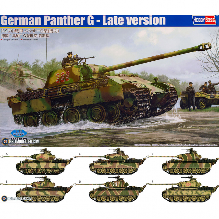 Hobby Boss 84552 - 1:35 German Medium Tank Panther G - Late version [1]