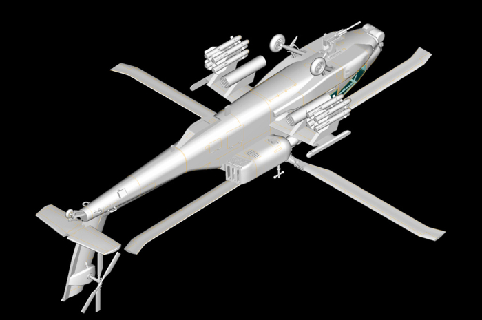 Hobby Boss 87218 - AH-64A Apache Attack Helicopter 1:72 [2]