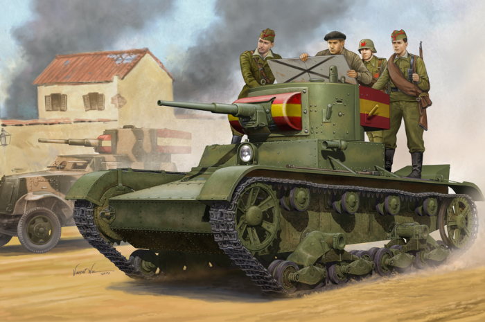 Hobby Boss 82496 - 1:35 Soviet T-26 Light Infantry Tank Mod.1935 [1]