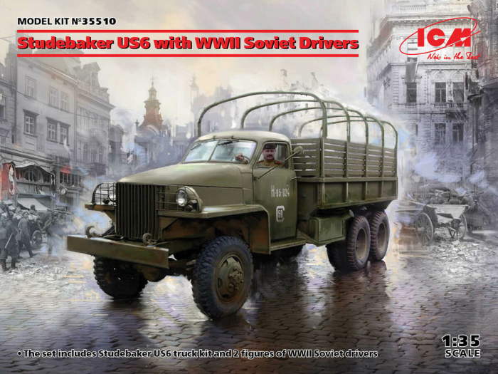 ICM 35510 - 1:35 Studebaker US6 with WWII Soviet Drivers [1]