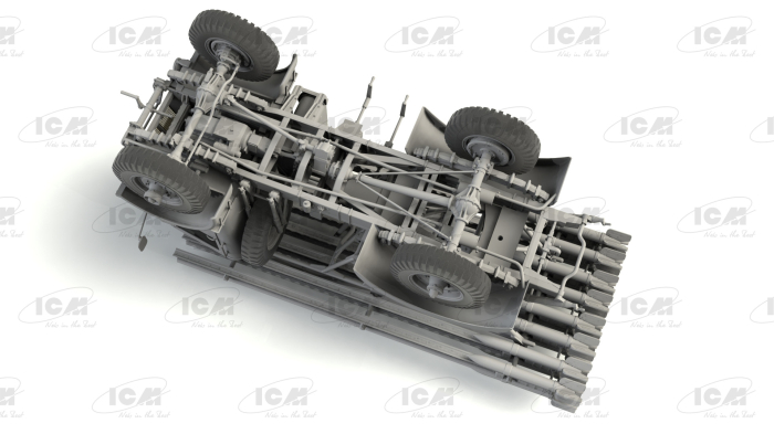 ICM 35591 - 1:35 BM-13-16 Katyusha on W.O.T. 8 chassis [3]