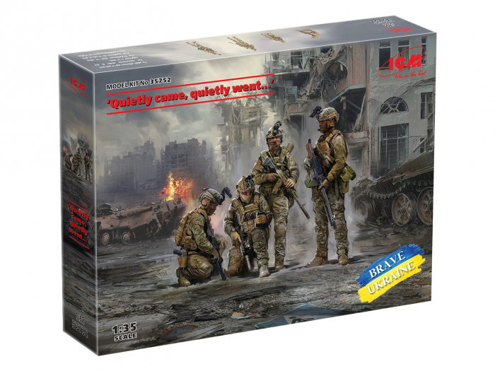 ICM 35752 - 1:35 Quietly came, quietly went…, Special Operations Forces of Ukraine (4 figures) [1]