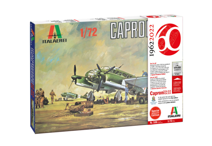 Italeri 0106 - 1:72 Caproni Ca. 313/314 (Vintage Italeri’s Anniversary Edition) [1]