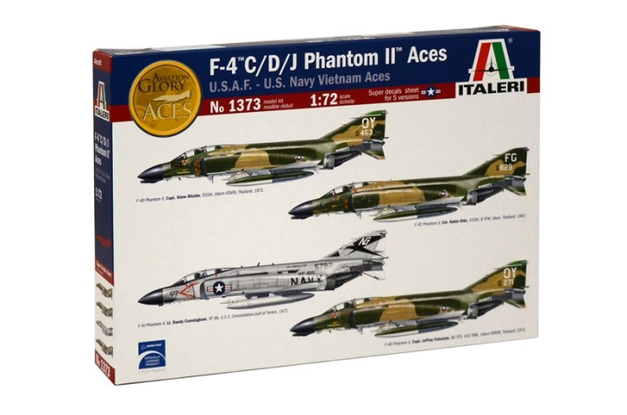 Italeri 1373 - 1:72 F-4 PHANTOM "VIETNAM ACES" [1]