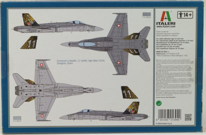 Italeri 1394 - 1:72 F/A-18 HORNET "Tiger Meet 2016" [2]
