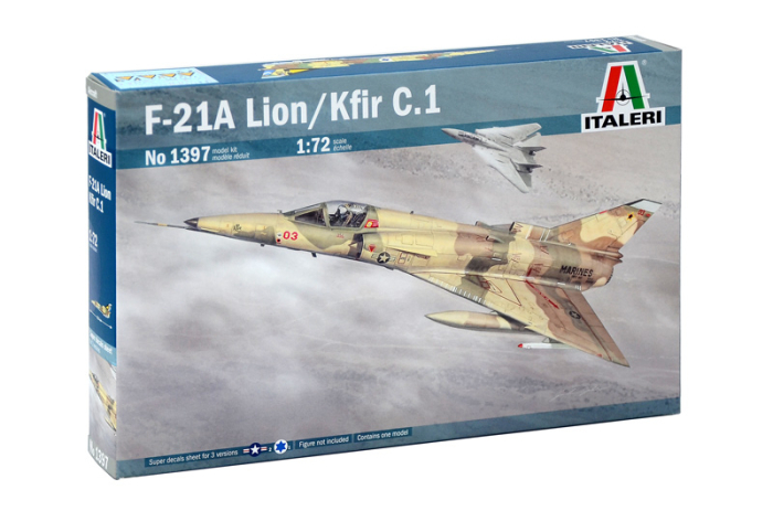 Italeri 1397 - 1:72 F-21A LION/IAF KFIR C2 [1]