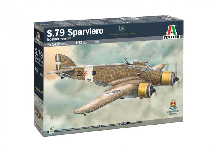 Italeri 1412 - 1:72 S.79 Sparviero Bomber version [1]