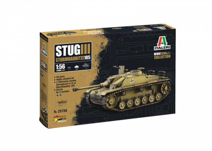 Italeri 25756 - 1:56 Stug Iii - Sturmhaubitze 105 [1]