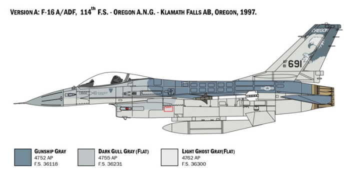 Italeri 2786 - 1:48 F-16A [2]