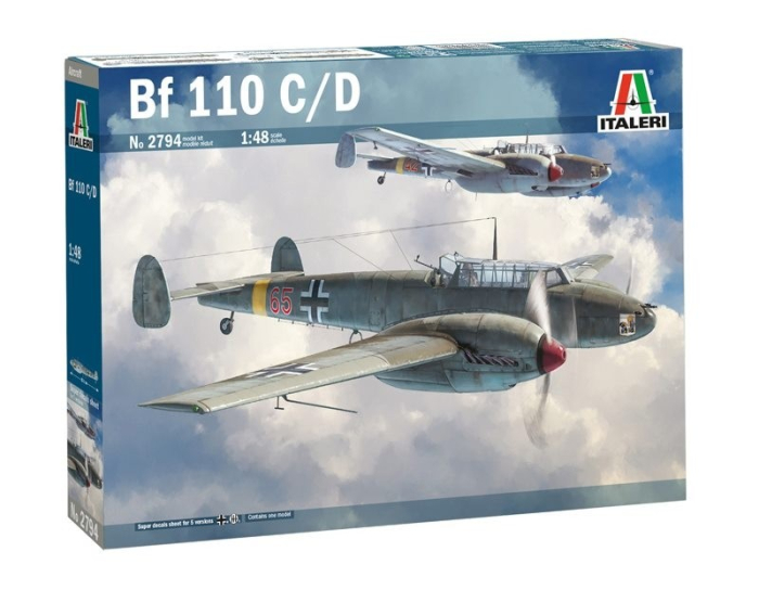 Italeri 2794 - 1:48 MESSERSCHMITT BF-110 C/D [1]