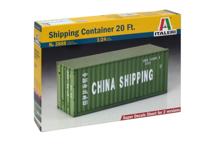 Italeri 3888 - 1:24 SHIPPING CONTAINER 20ft [1]
