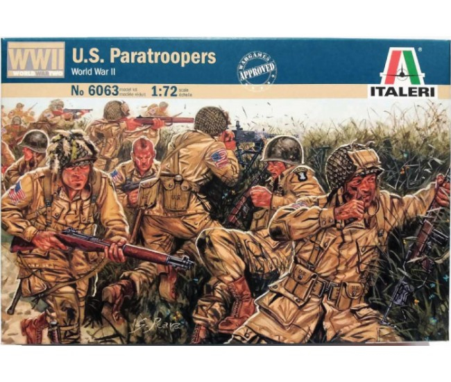 Italeri 6063 - 1:72 U.S. Paratroopers, Wwii [1]