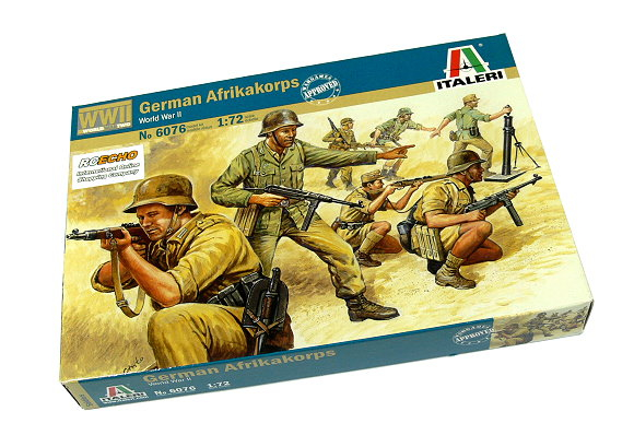Italeri 6076 - 1:72 German Afrika Korps (WwII) - 50 Figures [1]