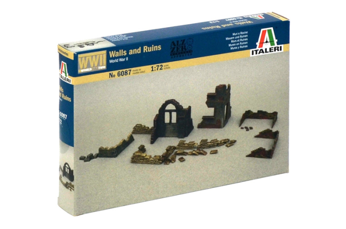 Italeri 6087 - 1:72 WWII - WALLS AND RUINS [1]