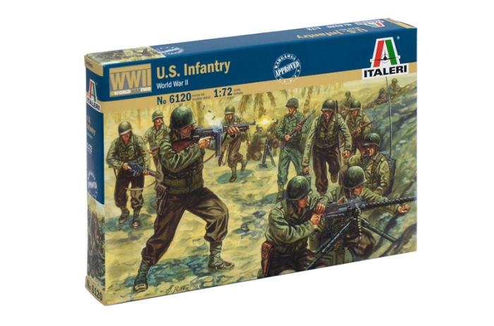 Italeri 6120 - 1:72 U.S. Infantry (WwII) - 48 Figures [1]