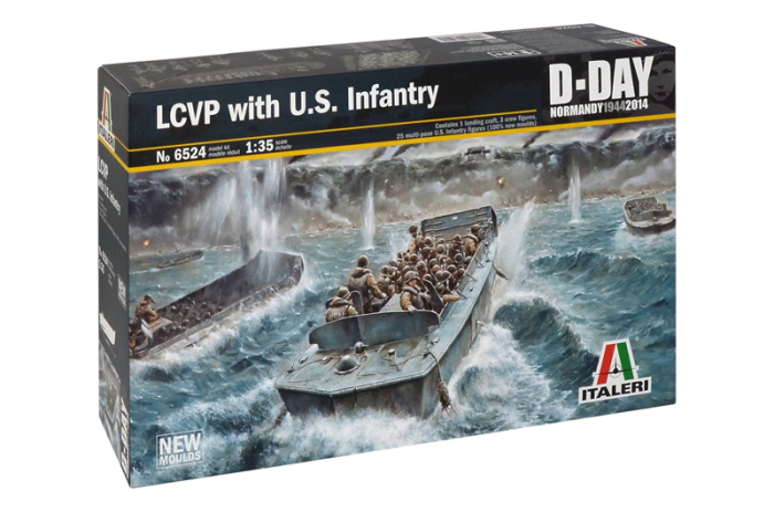 Italeri 6524 - 1:35 LCVP with U.S. INFANTRY - 28 figures [1]