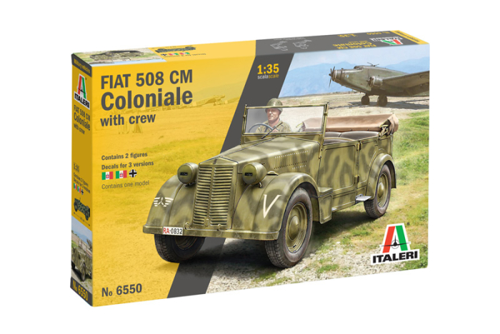 Italeri 6550 - 1:35 FIAT 508 CM Coloniale with crew [1]