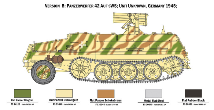 Italeri 6562 - 15 cm Panzerwerfer 42 auf Schwerer Wehrma [2]