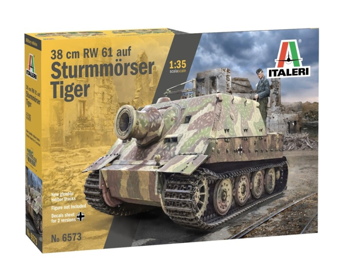 Italeri 6573 - 1:35 38 cm RW 61 aus STURMMORSER TIGER [1]