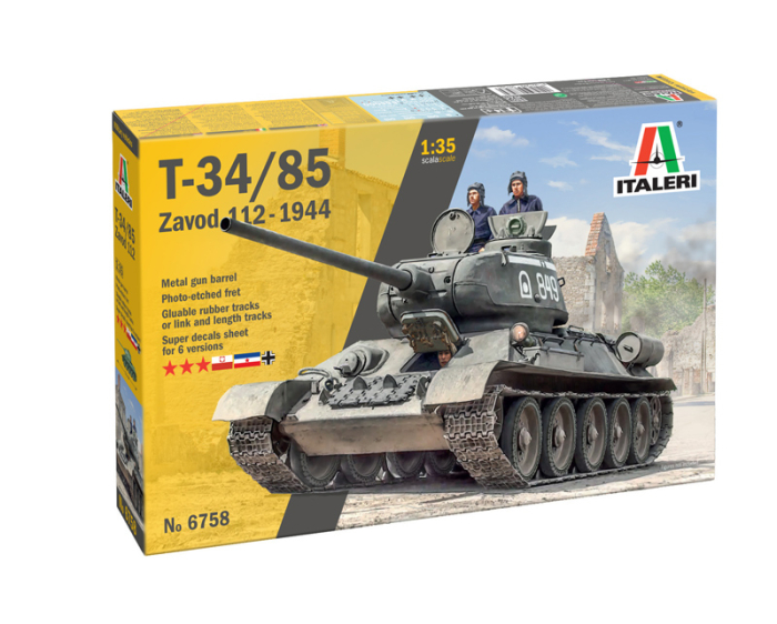 Italeri 6758 - 1:35 Soviet Tank T34/85 Zavod 112 Mod. 1944 [1]