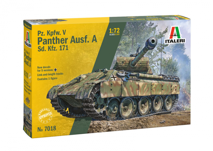 Italeri 7018 - 1:72 German tank Pz. Kpfw. V Panther Ausf. A Sd. Kfz. 171 [1]