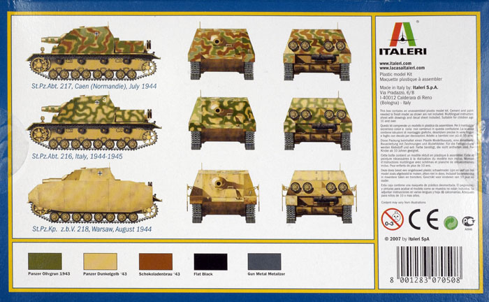 Italeri 7050 - 1:72 STURMPANZER IV BRUMMBAR SD.KFZ.16 [2]