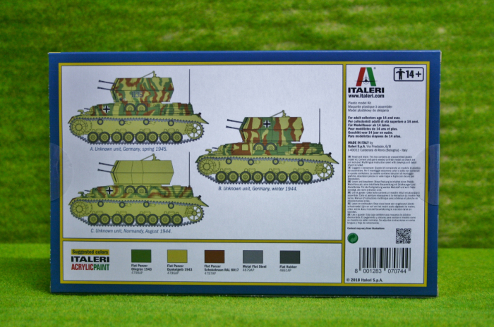Italeri 7074 - 1:72 Flakpanzer IV Wirbelwind [2]