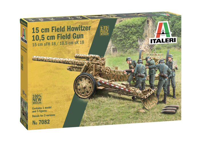 Italeri 7082 - 1:72 15 cm Field Howitzer / 10,5 cm Field Gun [1]