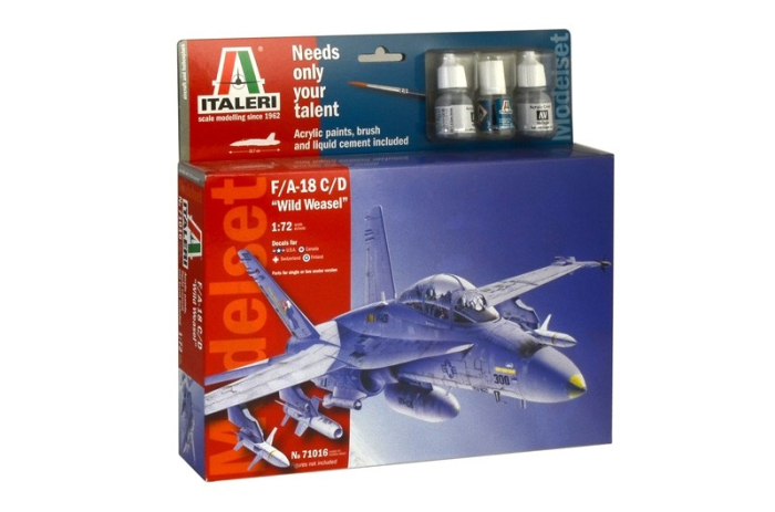Italeri 71016 - 1:72 MODEL SET: F/A-18 C/D WILD WEASEL - MODEL SET [1]
