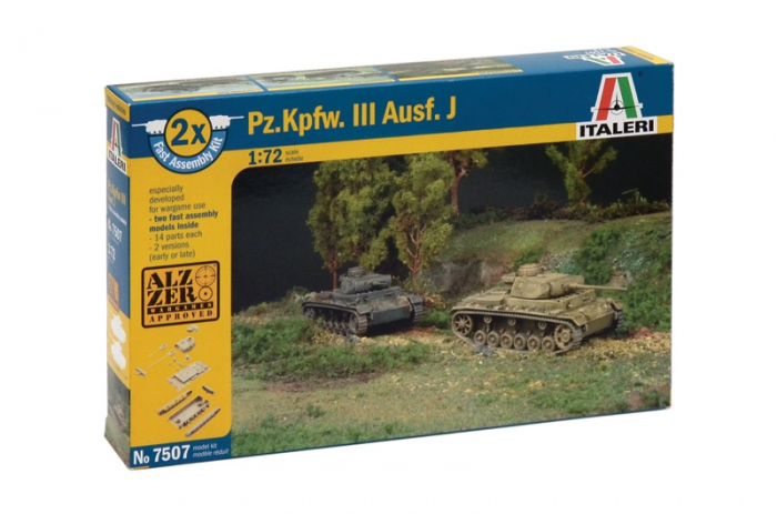 Italeri 7507 - 1:72 PZ. KPFW. III - FAST ASSEMBLY [1]