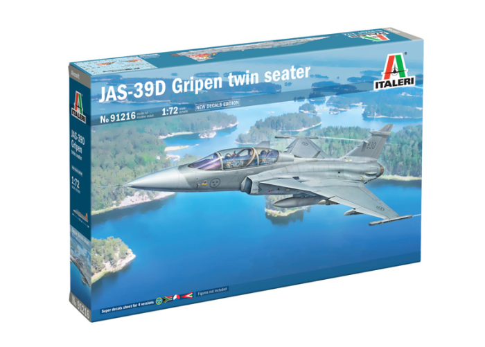 Italeri 91216 - 1:72 Swedish Fighter Aircraft Saab JAS-39D Gripen Twin Seater [1]
