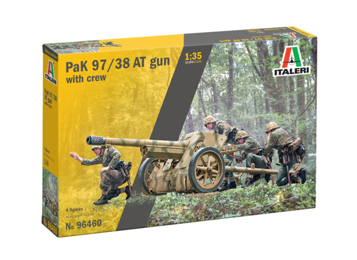 Italeri 96460 - 1:35 German Anti-Tank Gun Pak 97/38 AT with crew - 4 figures [1]