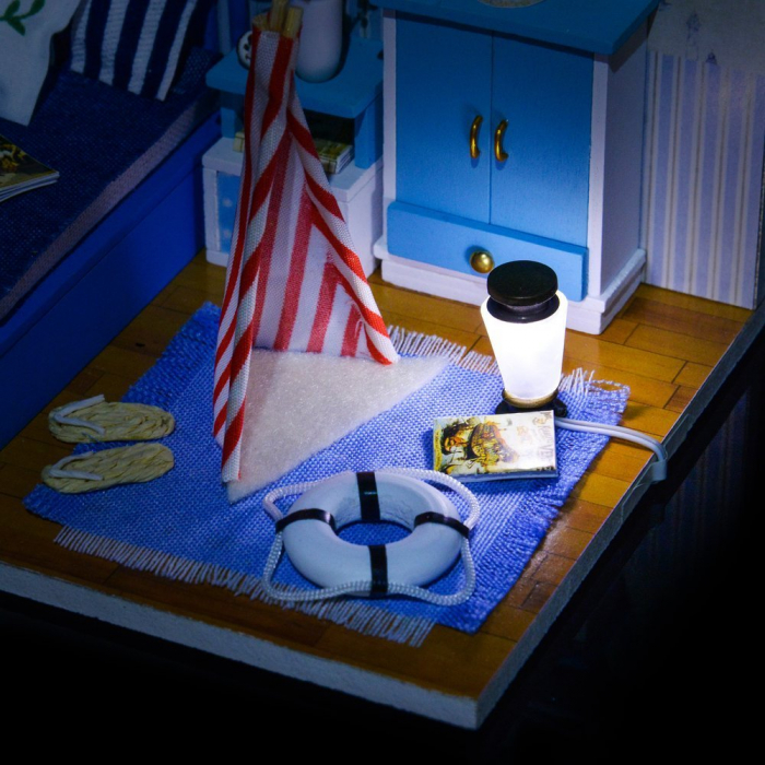 Little Story Folding Wooden LED Model - Leo's Room [6]
