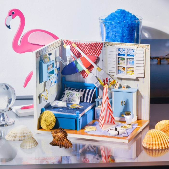 Little Story Folding Wooden LED Model - Leo's Room [7]