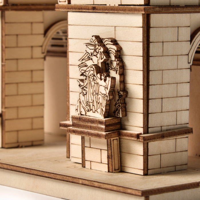 Little Story Wooden Model 3D Puzzle - Arc de Triumf [4]