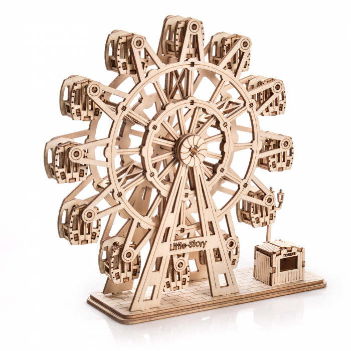 Little Story Wooden Model 3D Puzzle - Ferris Wheel [2]