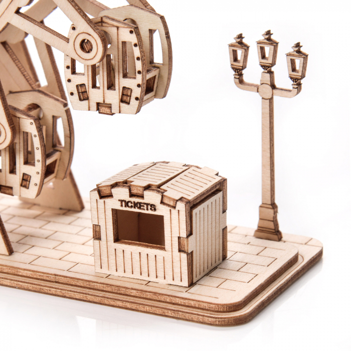 Little Story Wooden Model 3D Puzzle - Ferris Wheel [4]