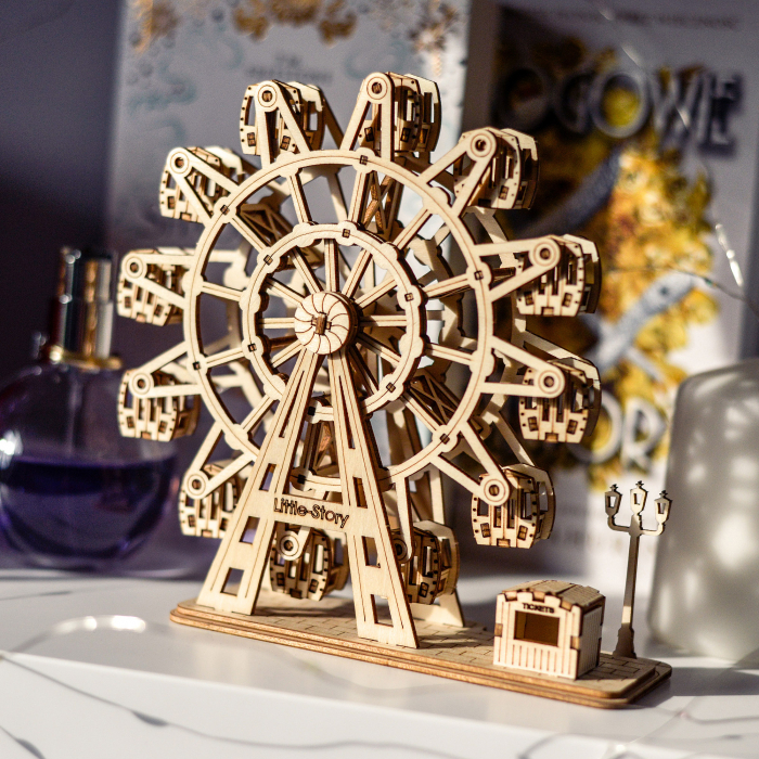 Little Story Wooden Model 3D Puzzle - Ferris Wheel [5]