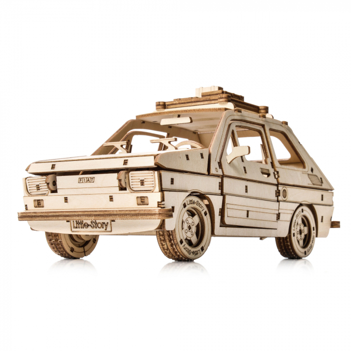Little Story Wooden Model 3D Puzzle - Fiat 126P [2]