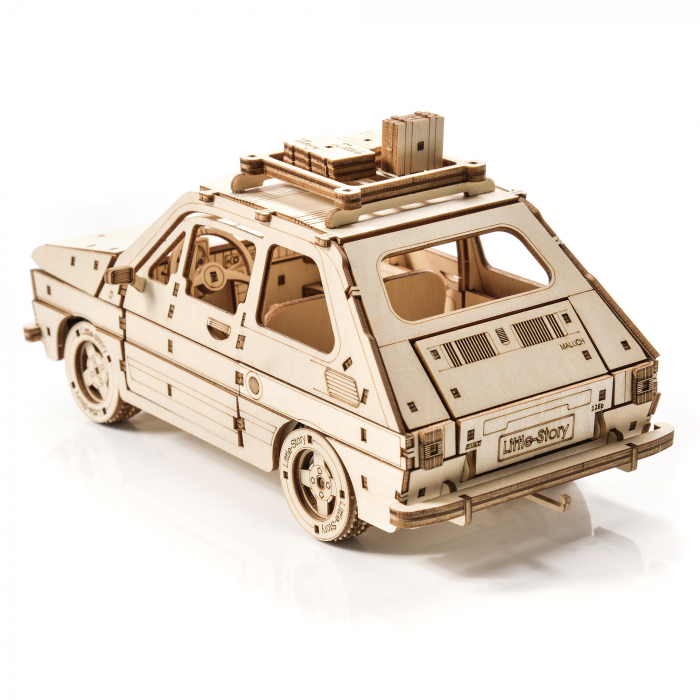 Little Story Wooden Model 3D Puzzle - Fiat 126P [3]